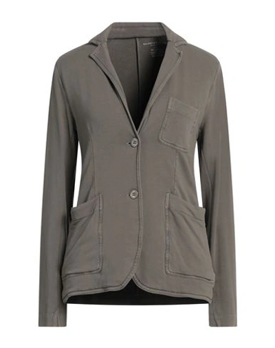 Shop Majestic Filatures Woman Blazer Grey Size 1 Viscose, Elastane