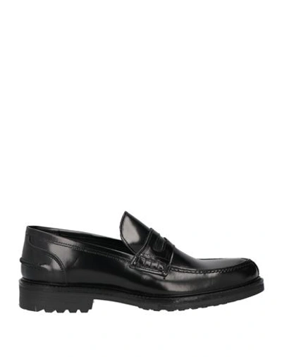 Shop Bruno Verri Man Loafers Black Size 8 Soft Leather