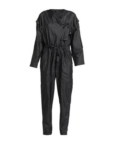 Shop Isabel Marant Woman Jumpsuit Black Size 2 Polyamide, Silk