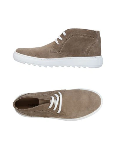 Shop Cafènoir Man Sneakers Dove Grey Size 12 Soft Leather