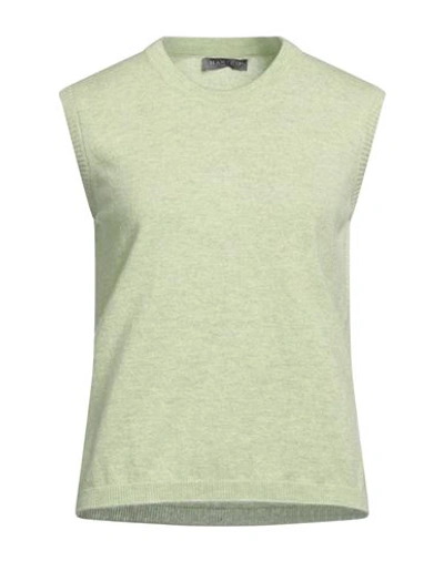 Hawico Woman Sweater Green Size L Cashmere In Green