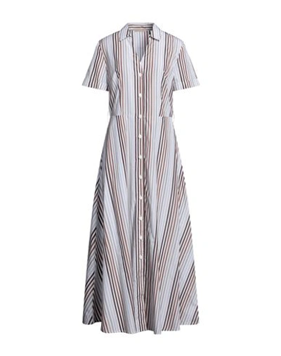 Purotatto Woman Long Dress White Size 10 Cotton In White