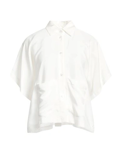 Shop Alessio Bardelle Woman Shirt White Size Xl Tencel
