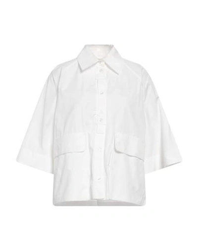 Shop Sportmax Woman Shirt White Size 6 Cotton