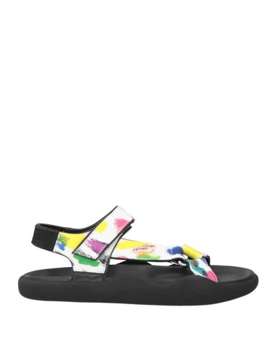 Christopher Kane Woman Sandals Black Size 8 Soft Leather, Textile Fibers In Black