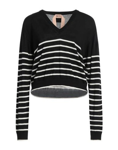Shop N°21 Woman Sweater Black Size 4 Virgin Wool