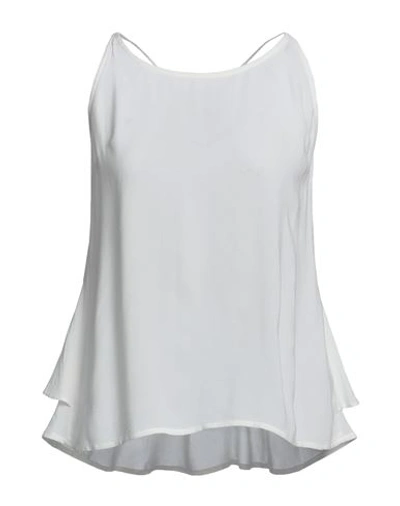 Shop See U Soon Woman Top Off White Size 1 Viscose