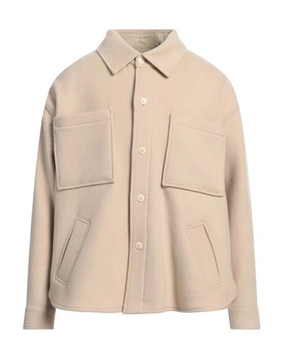 Costumein Man Jacket Beige Size 42 Wool, Polyamide In Beige