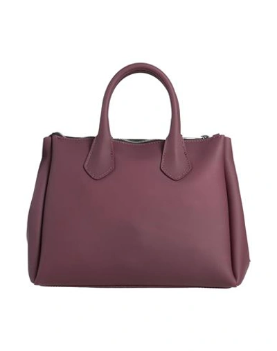 Gum Design Woman Handbag Deep Purple Size - Rubber In Purple