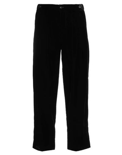 Shop Giorgio Armani Man Pants Black Size 36 Viscose, Cupro, Elastane