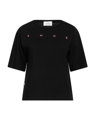 Shop Shoe® Shoe Woman T-shirt Black Size Xl Cotton