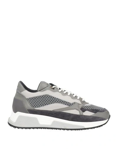 Lardini By Yosuke Aizawa Man Sneakers Grey Size 12 Soft Leather In Grey