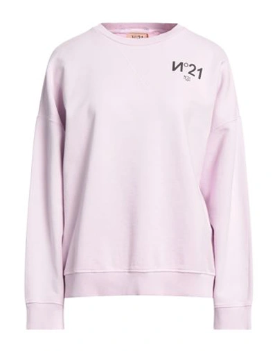 Shop N°21 Woman Sweatshirt Pink Size 10 Cotton