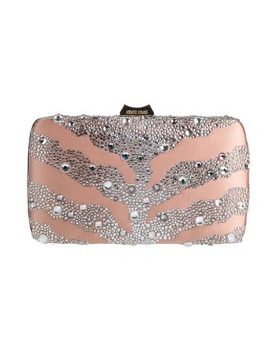 Shop Roberto Cavalli Woman Handbag Blush Size - Textile Fibers In Pink