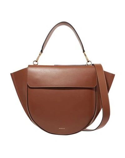 Wandler Hortensia Mini Top Handle Bag In Brown