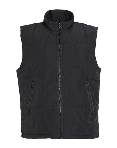Shop Adidas Originals Adv Padded Vest Man Jacket Black Size Xl Recycled Polyester