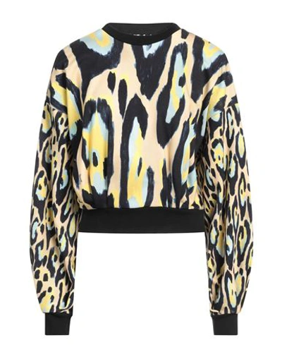 Shop Roberto Cavalli Woman Sweatshirt Beige Size Xl Cotton