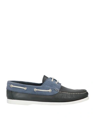 Shop At.p.co At. P.co Man Loafers Midnight Blue Size 10 Soft Leather
