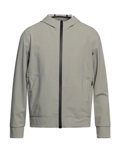 Shop Rrd Man Jacket Grey Size 38 Polyamide, Elastane In Sage Green