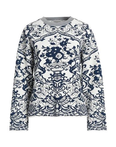 Shop Valentino Garavani Woman Sweater Off White Size L Viscose, Polyester