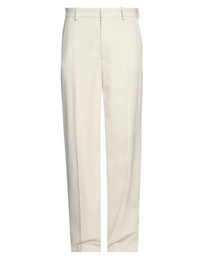 Shop Axel Arigato Man Pants Ivory Size 30 Viscose, Elastane In White