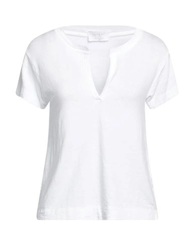 Shop Daniele Fiesoli Woman Sweater White Size 3 Linen, Elastane
