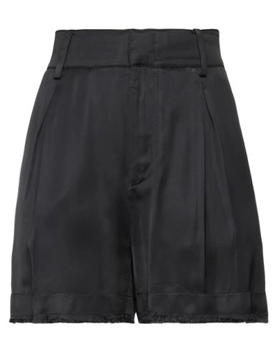Shop N°21 Woman Shorts & Bermuda Shorts Black Size 6 Viscose