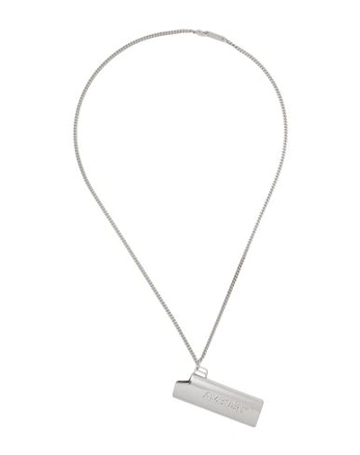 Shop Ambush Man Necklace Silver Size - Metal