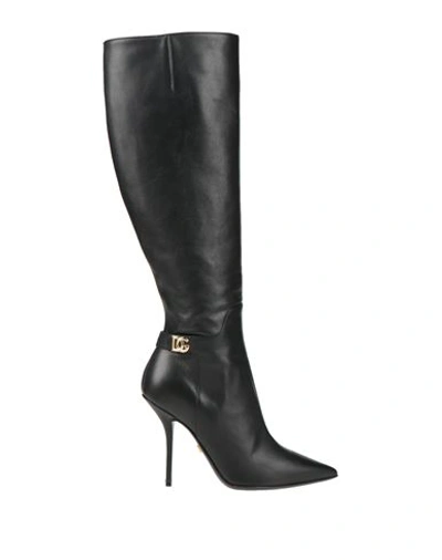 Shop Dolce & Gabbana Woman Boot Black Size 6 Calfskin