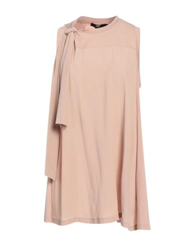 Shop Seventy Sergio Tegon Woman Top Blush Size M Cotton, Modal, Elastane, Acetate, Silk In Pink