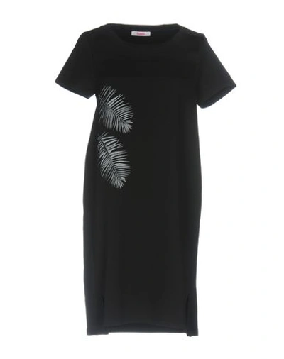 Shop Blugirl Blumarine Woman Mini Dress Black Size 6 Cotton, Elastane, Polyester