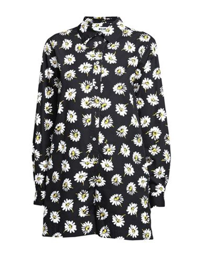 Msgm Woman Jumpsuit Black Size 6 Cotton In Black