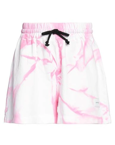 Shop Shoe® Shoe Woman Shorts & Bermuda Shorts Fuchsia Size Xl Cotton In Pink