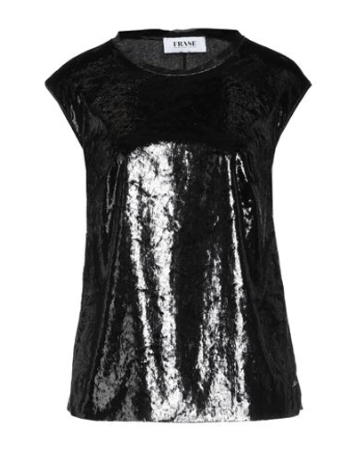 Shop Frase Francesca Severi Woman Top Black Size 14 Polyester