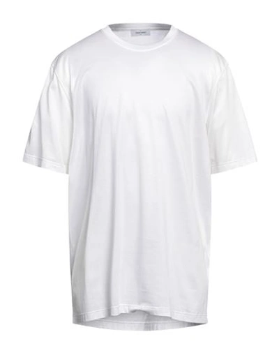 Shop Gran Sasso Man T-shirt White Size 50 Cotton