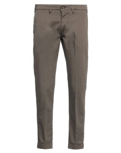 Laboratori Italiani Man Pants Military Green Size 28 Cotton, Elastane In Green