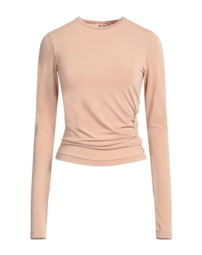 Shop N°21 Woman T-shirt Blush Size 4 Viscose, Polyester, Elastane In Pink