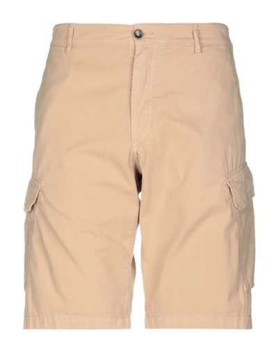 Shop 40weft Man Shorts & Bermuda Shorts Beige Size 28 Cotton