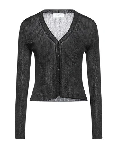 Shop Soallure Woman Cardigan Black Size M Viscose, Polyester, Polyamide