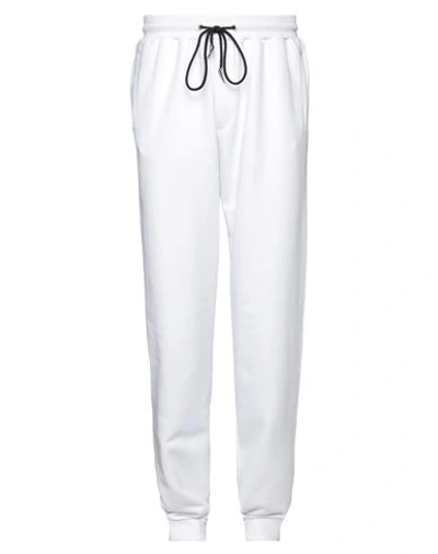 Shop Roberto Cavalli Man Pants White Size M Cotton