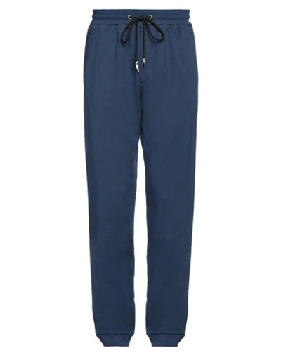 Shop Roberto Cavalli Man Pants Blue Size L Cotton