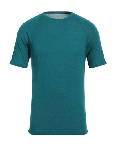 Majestic Filatures Man Sweater Deep Jade Size M Cashmere In Green