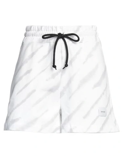 Shop Shoe® Shoe Woman Shorts & Bermuda Shorts Off White Size Xl Cotton