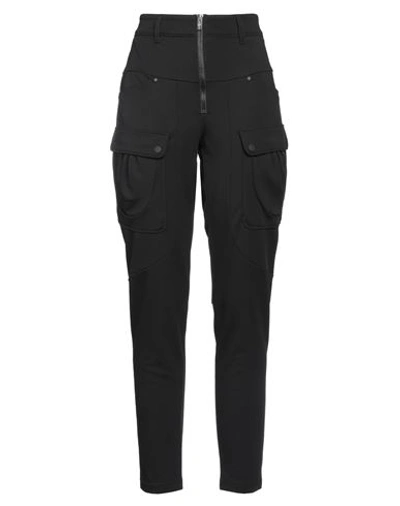 Shop High Woman Pants Black Size 12 Polyester, Elastane