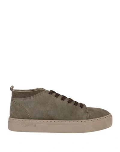Natural World Woman Sneakers Military Green Size 11 Soft Leather In Green