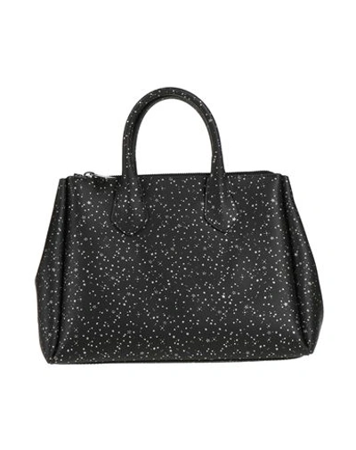Gum Design Woman Handbag Black Size - Pvc - Polyvinyl Chloride In Black