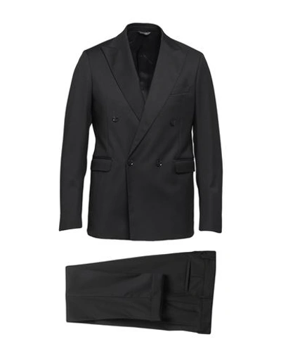 Shop Alessandro Dell'acqua Man Suit Black Size 42 Polyester, Viscose, Elastane