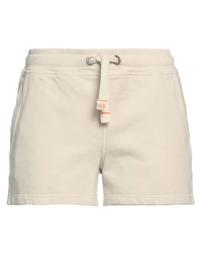 Shop Parajumpers Woman Shorts & Bermuda Shorts Beige Size Xs Cotton