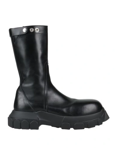 Shop Rick Owens Man Boot Black Size 7 Soft Leather