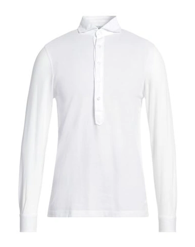 Shop Gran Sasso Man Polo Shirt White Size 50 Cotton